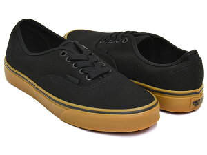 VANS AUTHENTIC【バンズ オーセンティック】【ブラック ガム ソール】BLACK / BLACK / GUM