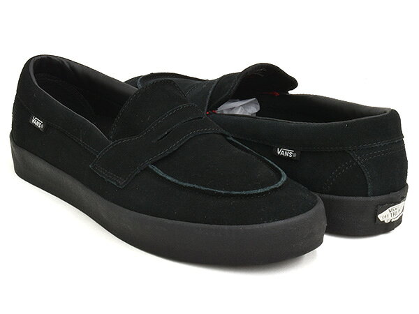 【9/11 23:59まで★楽天スーパーSALE】 VANS SKATE LOAFER 【バンズ スケート ローファー】 【コインローファー スケートボード SKATEBOARDING SB プロ PRO スウェード スエード ブラック】 SUEDE BLACK / BLACK