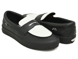 VANS SKATE LOAFER【バンズ スケート ローファー】【コインローファー スケートボード SKATEBOARDING SB プロ PRO ブラック ホワイト】BLACK / WHITE