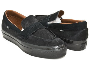 VANS PREMIUM LX LOAFER 53�y�o���Y �v���~�A�� �G���G�b�N�X ���[�t�@�[ ���b�N�X�z�y�{���g VAULT �I�[�e�B�[�_�u�����[ OTW �|�j�[�w�A �u���b�N�zPONY HAIR BLACK