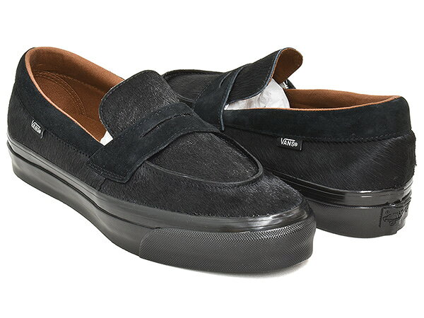 【9/11 23:59まで★楽天スーパーSALE】 VANS PREMIUM LX LOAFER 53 【バンズ プレミアム エルエックス ローファー ラックス】 【ボルト VAULT オーティーダブリュー OTW ポニーヘア ブラック】 PONY HAIR BLACK