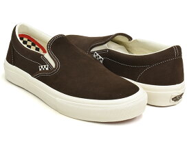 【6/11 1:59まで★楽天スーパーSALE限定価格】VANS SKATE SLIP-ON【バンズ スケート スリッポン】【スケートボード SKATEBOARDING SB プロ PRO チョコレート ブラウン】CHOCOLATE BROWN[sptm]