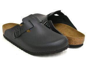 BIRKENSTOCK BOSTON�y�r���P���V���g�b�N �{�X�g���z�y�T���_�� �N���b�O �r���P�� ���M�����[ �i���[ ���ʕ� �ו� �i�`���������U�[ �u���b�N ���zBLACK / NATURAL LEATHER