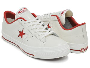 yił̔̔10/9 1:59܂ŁzCONVERSE ONE STAR JyRo[X X^[ Ch C Wp {zWHITE / RED [spcn]