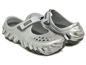 crocs WOMEN'S ECHO MARY JANE METAL SPORT�y�N���b�N�X �E�B�����Y �G�R�[ �����[�W�F�[�� ���^�� �X�|�[�c �N���b�O�z�y���� �T���_�� ���f�B�[�X ���� �u���b�N�zBLACK / MULTI