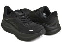 【現価格での販売は8/17 23:59まで】HOKA BONDI 9【ホカ ボンダイ 9 メンズ】【ランニング シューズ クッション ロード スポーツ カジュアル メンズ 男性 オネオネ ブラック】BLACK / BLACK