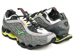 MIZUNO WAVE PROPHECY 13.2�y�~�Y�m �E�G�[�u �v���t�F�V�[ �T�[�e�B�[�� �|�C���g �c�[ �E�F�[�u�z�y�����j���O �V���[�Y �����Y �a�m �j�� �O���[�zQUIET SHADE / VIBRANT GREEN / GF WHITE