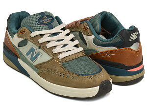 NEW BALANCE NUMERIC NM933 ORI�y�j���[�o�����X �k�����b�N 933�z�y�A���h�����[�E���C�m���Y Andrew Reynolds�z�y993 �X�P�[�g�{�[�h �X�P�[�g �V���[�Y �X�P�V���[ NB �^�� �O���[���zBROWN / GREEN