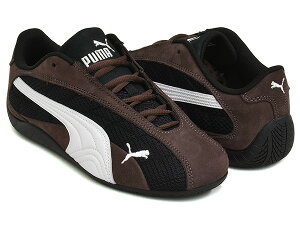 PUMA SPEEDCAT PLUS�y�v�[�} �X�s�[�h�L���b�g �v���X�z�y���[�V���O �h���C�r���O �V���[�Y ���[�v���t�@�C�� ���[�X�R�A �����Y �E�B�����Y ���f�B�[�X �u���E���zCHOCOLATE BROWN - PUMA BLACK
