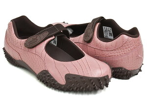 PUMA MOSTRO FEY CROC�y�v�[�} ���X�g�� �t�F�C �N���R�z�y�����[�W�F�[�� �X�p�C�N �V���[�Y ���[�v���t�@�C�� ���[�X�R�A �E�B�����Y ���f�B�[�X �s���N �u���E���zPOISED PINK - CHOCOLATE BROWN