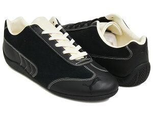 PUMA SPEEDCAT ICONS�y�v�[�} �X�s�[�h�L���b�g �A�C�R���z�y���[�V���O �h���C�r���O �V���[�Y ���[�v���t�@�C�� ���[�X�R�A �u���b�N�zPUMA BLACK - FROSTED IVORY