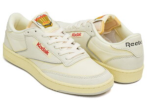 Reebok CLUB C 85''KODAK''y[{bN Nu V[ 1985zyR_bN `sI JWA ejX V[YzCHALK / CREAM / RED