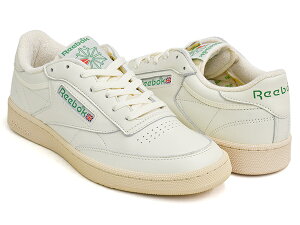 Reebok CLUB C 85 VINTAGE�y���[�{�b�N �N���u �V�[ �`�����s�I�� ���B���e�[�W�zCHALK / PAPERWHITE / GREEN
