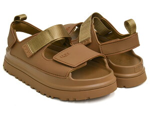 UGG KIDS' GOLDENGLOW�y�A�O �S�[���f���O���E�z�y���� �T���_�� �X�g���b�v �X�^�C���A�b�v�z�y�L�b�Y �E�B�����Y ���f�B�[�X WOMEN �o�C�\�� �u���E���zBISON BROWN