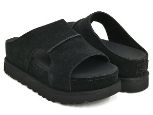 UGG W GOLDENSTAR HI CUTOUT SLIDE�y�A�O �S�[���f���X�^�[ �n�C �J�b�g�A�E�g �X���C�h�z�y���� �T���_�� �X�^�C���A�b�v�z�y�E�B�����Y ���f�B�[�X WOMEN �u���b�N�zBLACK