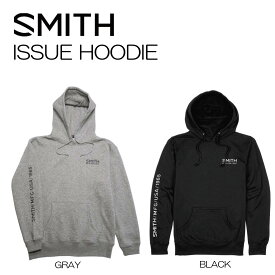 新品 SMITH スミス ISSUE HOODY Black Gray フーディー パーカー　HOODIE ゴーグル　スノーボード