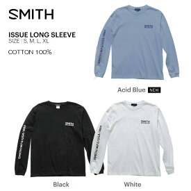 SMITH スミス Tシャツ ESSENTIAL LONG SLEEVE TEE 綿100％　ロングスリーブ コットン　長袖 ゴーグル　スノーボード