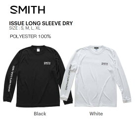 SMITH スミス Tシャツ ISSUE DRY 長袖 ロングスリーブ LONG SLEEVEポリエステル 100％　ポリエステル 速乾 ゴーグル　スノーボード