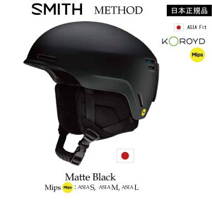 23-24 SMITH X~X wbg y METHOD MATTE BLACK z \bh Xm[{[h XL[ S[O Xm{ HELMET MIPS {Ki