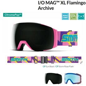 新品2022 Smith Goggle スミス I/O MAG XL FLAMINGO Chromapop クロマポップ 送料無料 ゴーグル　スノーボード クロマポップ　アジアンフィット　ジャパンフィット