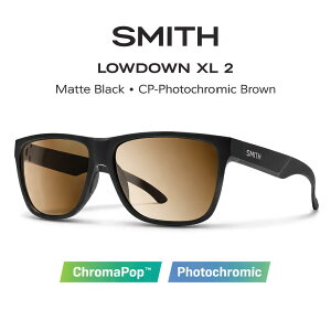 SMITH �X�~�X �T���O���X �y Lowdown XL 2 Matte Black �z �t�B�b�V���O �A�E�g�h�A �t�@�b�V���� �T�[�t�B�� �L�����v ���]�� �N���}�|�b�v ����