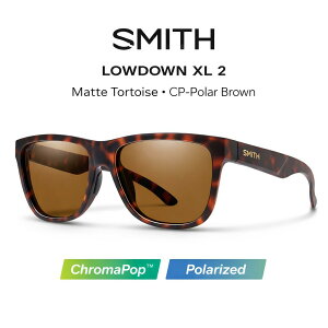 SMITH �X�~�X �T���O���X �y Lowdown XL 2 Matte Tortoise �z �t�B�b�V���O �A�E�g�h�A �t�@�b�V���� �T�[�t�B�� �L�����v ���]�� �N���}�|�b�v �Ό�