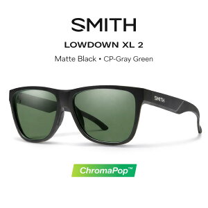 SMITH �X�~�X �T���O���X �y Lowdown XL 2 Matte Black �z �t�B�b�V���O �A�E�g�h�A �t�@�b�V���� �T�[�t�B�� �L�����v ���]�� �N���}�|�b�v