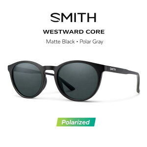 SMITH �X�~�X Westward CORE �E�F�X�g���[�h �R�A Matte Black Polarized Gray �Ό� �T���O���X