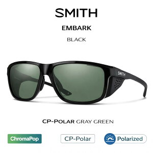 SMITH �X�~�X �T���O���X �y Embark Black �z �t�B�b�V���O �A�E�g�h�A �t�@�b�V���� �T�[�t�B�� �L�����v ���]�� �N���}�|�b�v �Ό�