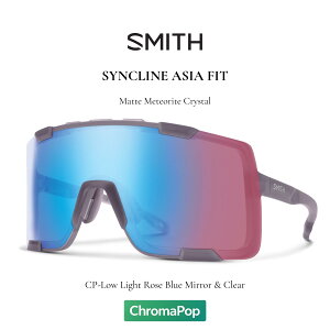 SMITH �X�~�X Syncline �V���N���C�� Matte Meteorite Crystal CP Low Light Rose Blue Mirror �A�W�A�t�B�b�g �X�y�A�����YClear�t��