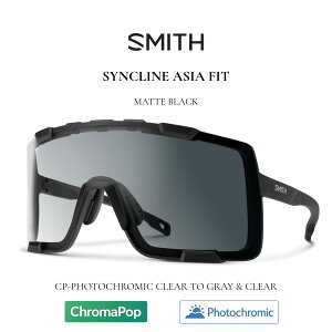 SMITH �X�~�X Syncline �V���N���C�� Matte Black CP Photo Clear to Gray �A�W�A�t�B�b�g �X�y�A�����YClear�t��