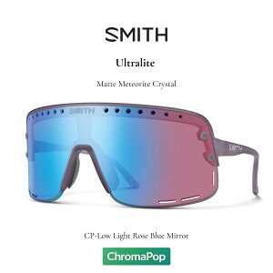 SMITH �X�~�X Ultralite Matte Meteorite Crystal CP Low Light Rose Blue Mirror