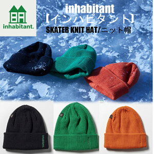INHABITANT Cnr^g SKATER KNIT HAT Lbv@r[j[ jbgX Xm[{[h