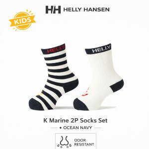 HELLY HANSEN MARINE 2P SOCKS SET KIDS ON HAJ92473 �I�[�V�����l�C�r�[ �L�b�Y �\�b�N�X �C�� 2���Z�b�g �w���[�n���Z��