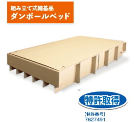 組み立て式ダンボールベッド 段ボールベッド ダンボール 防災 非常用ベッド 簡易 緊急 組み立て 工具不要 備蓄品 災害対策 来客用 災害時 軽い 丈夫 コンパクト