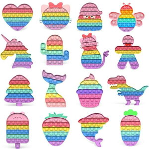 プ バブル感覚 カラフル 玩具 スクイーズ 知育 バブル ポップ プッシュ ストレス解消グッズ プッシュポップ 送料無料 15タイプ】