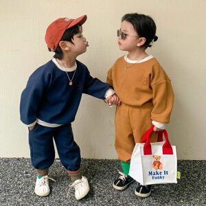 スポーツウェア 2点セット 長ズボン パンツ 長袖 スウェットトレーナー スポーツトップス 上下セット セットアップ 子供 ベビー