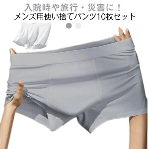 使い 携帯 旅行 10枚セット 3D 入院 使い捨てショーツ 快適 使い捨て下着 メンズ下着 男性用 ボクサーパンツ 10枚セット メンズ