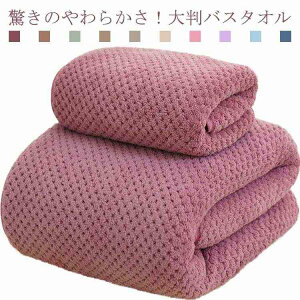 マイクロファイバ やわらか デイリータオル 大判 ギフト 家庭用 大きめ 吸水速乾 ホテル ふわふわ 可愛い ソフト 無地 シンプル