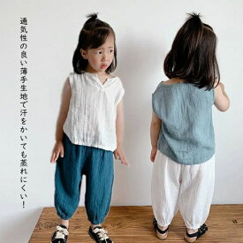 ベ 子供 子供服 肌着 ベビー服 無地 コットン 夏 キッズ ベビー 130cm 120 110 100 90 80 シンプル 女の子 男の子 ノースリーブ