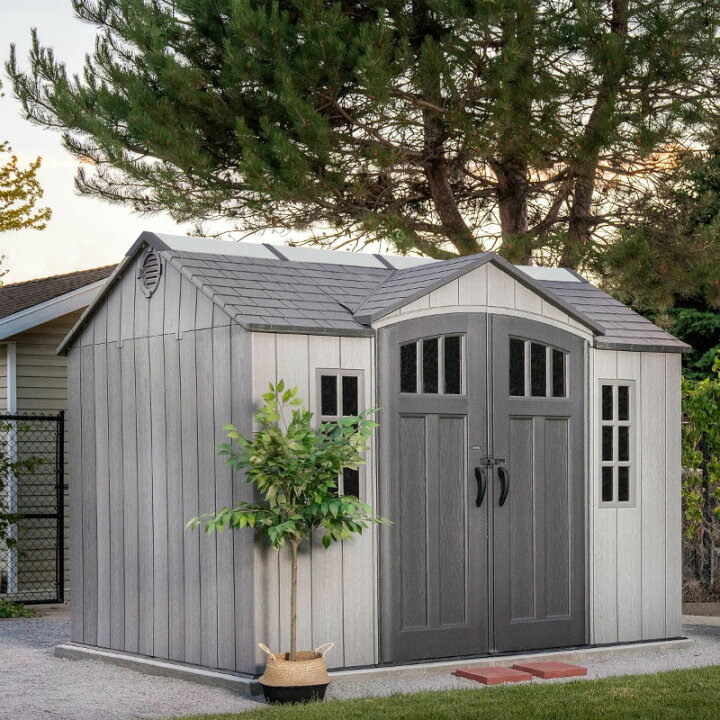 楽天市場】LIFETIME ライフタイム 10×8ft 物置 60459A 大型 屋外 
