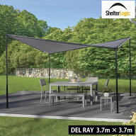 Shelterlogic シェルターロジック DEL RAY デルレイ ガゼボ 12×12フィート（約3.7×3.7m）大型ガゼボ 屋…