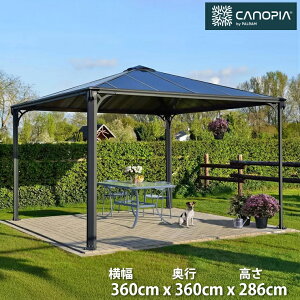 CANOPIA by PALRAM p JmsA p 3600 12x12tB[g 360cm 360cm O[ K[fK[{ A~t[ |J[{l[g ό ϋv UVJbg h OprI pV