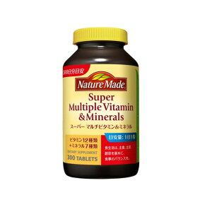 �l�C�`���[���C�h �X�[�p�[�}���`�r�^�~�����~�l���� 300�� Nature Made Super Multi Vitamin & Mineral 300 CT �T�v�������g ���N�H�i �h�{�⏕ �r�^�~�� �~�l���� ���e ���N ��e�� �܂Ƃߔ��� �R�X�g�R Co