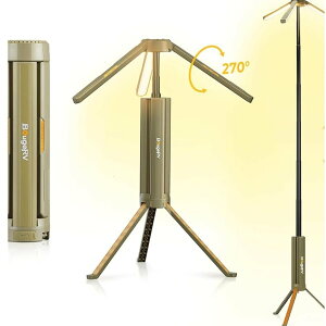 BougeRV �L�k���܏��LED���C�g Telescopic folding LED light 3�i�K ���P�x �ő�1000LMx3 ��e�ʃo�b�e���[15600ma���� ���f�o�C�X�[�d �w�b�h���C�g�p�x���� �c180°��270° �����d���@�\ USB�|�[�g�ŊȒP�ɏ[