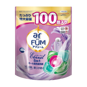 arFUM �A�t���[�� �G�^�[�i�� �W�F���}�W�b�N�{�[�� �ߗ��p������ 100���� Eternal Gel Magic Ball type Laundry Detergent 100 CT �{�[���^ ������ ���� �R�� ���L �F�����h�~ �_�� �����5�̋@�\��