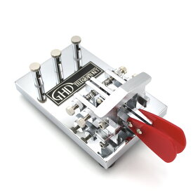 GN607F エレキー用ダブルレバーパドル　 GHDキー　人気　アマチュア無線 無線 モールス通信 モールス 電信 電鍵 パドル バグキー キー 国産 日本製　cw　ghdキー　解読　　ghdキー　打ちやすい