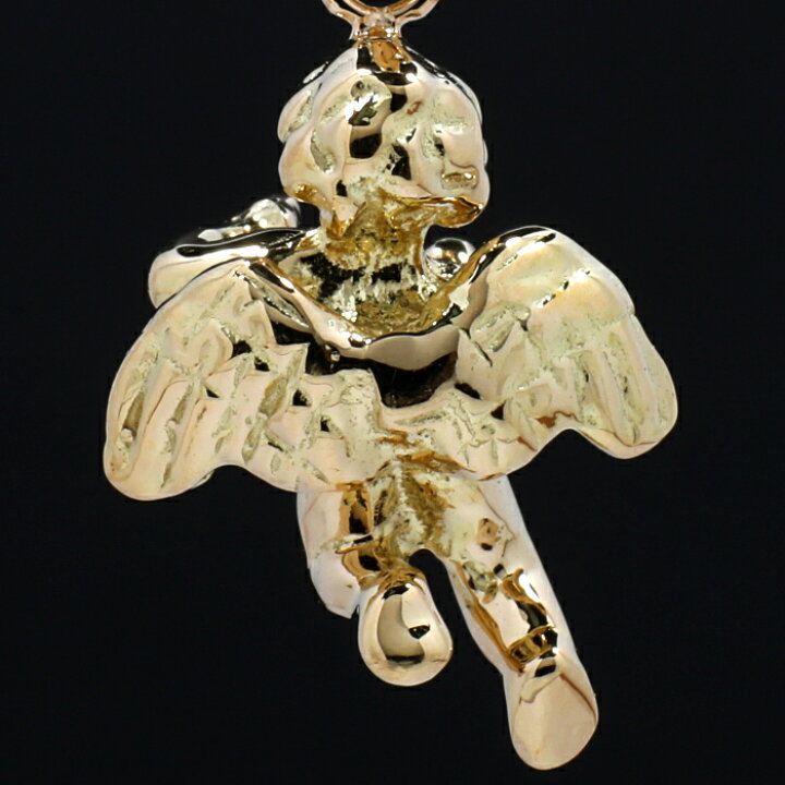 楽天市場】エンジェル 天使 キューピッド K18 18金 18k ペンダント 