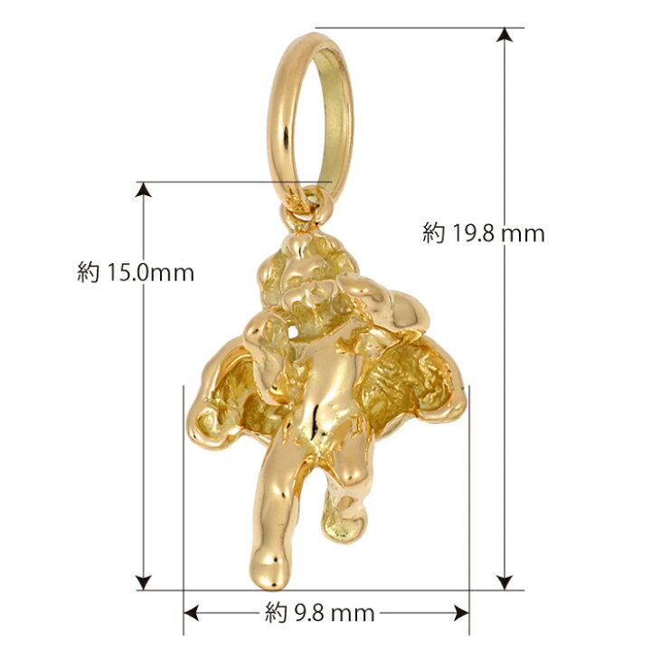 楽天市場】エンジェル 天使 キューピッド K18 18金 18k ペンダント 