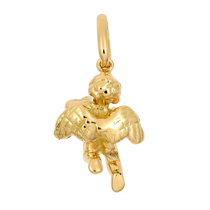 楽天市場】エンジェル 天使 キューピッド K18 18金 18k ペンダント 